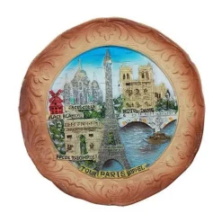 Assiette 5 Monuments de Paris