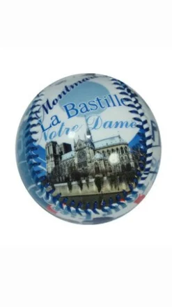 Balle de baseball bleue Paris