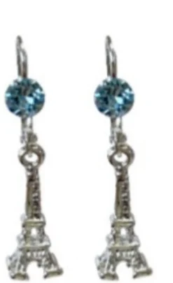 Boucle dโ€oreille Tour Eiffel cristal