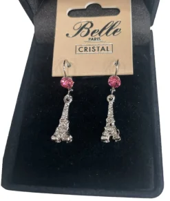 Boucle dโ€oreille Tour Eiffel cristal
