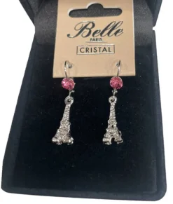 Boucle dโ€oreille Tour Eiffel cristal
