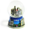 Boule de neige Paris bleue