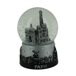 Boule de neige tour Eiffel silver edition