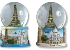 Boule de neige tour Eiffel et monuments de Paris