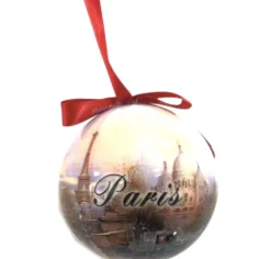 Boule de noël souvenir de Paris collection