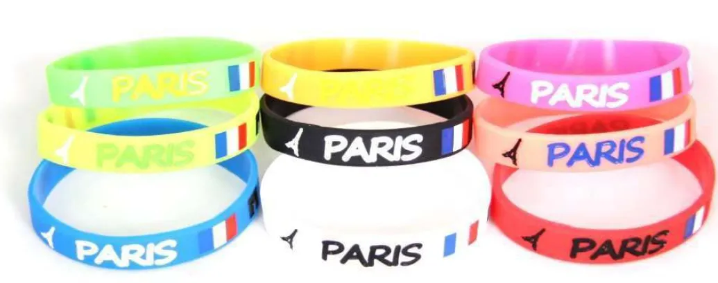 Bracelet Paris tour Eiffel drapeau