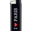 Briquet I love Paris Noir