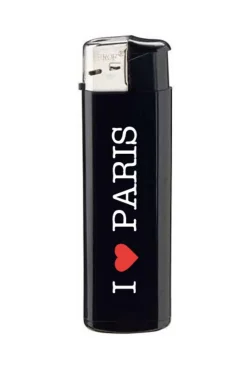 Briquet I love Paris Noir