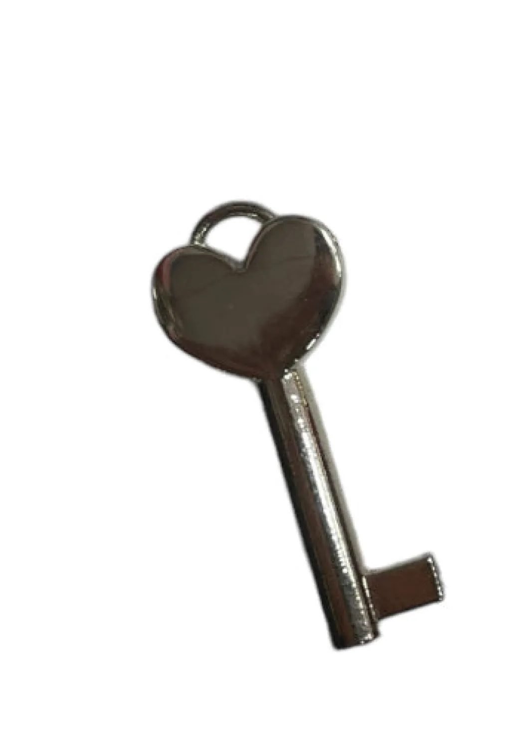 Cadenas cล“ur rouge avec clé cล“ur