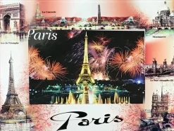 Cadre Photo Monuments Souvenirs de Paris
