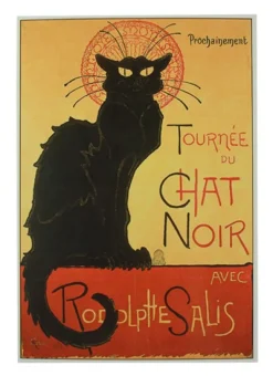 Carte postale La tournée du Chat Noir
