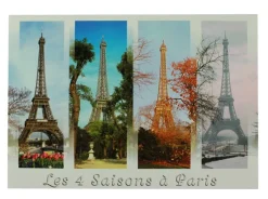 Carte postale Les 4 saisons à Paris