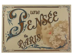 Carte postale une pensée de Paris