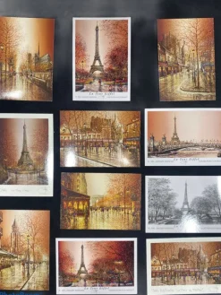 10 Cartes postal monuments de Paris à lโ€automne