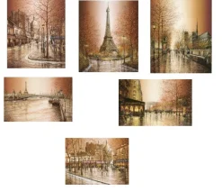 10 Cartes postal monuments de Paris à lโ€automne
