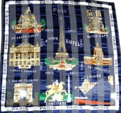 Foulard monuments de Paris
