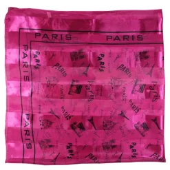 Foulard Paris rose