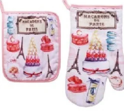 Gant et Manique Tour Eiffel Macaron