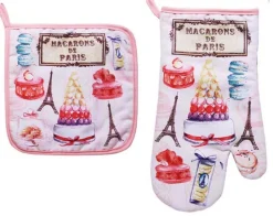 Gant et Manique Tour Eiffel Macaron
