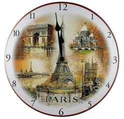 Horloge 5 Monuments souvenirs de Paris