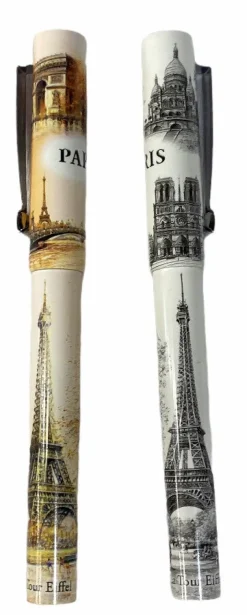 Lots 2 Stylos Paris Tour Eiffel