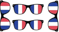 Lunettes France Bleu Blanc Rouge