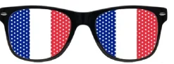 Lunettes France Bleu Blanc Rouge