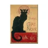 Magnet chat noir metal
