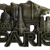 Magnet Paris carte de France monument Bronze