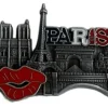Magnet Paris Tour Eiffel  monuments Bisous