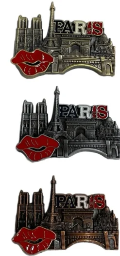 Magnet Paris Tour Eiffel  monuments Bisous