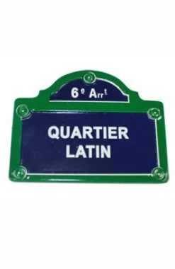 Magnet plaque de rue