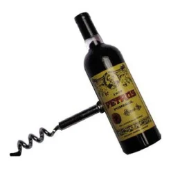 Magnet "Bouteille de vin PETRUS" tire-bouchon