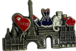 Magnet Souvenirs Paris Fashion Cล“urs Strass