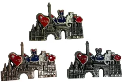 Magnet Souvenirs Paris Fashion Cล“urs Strass