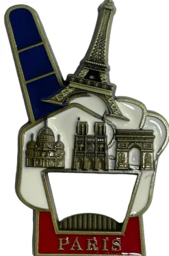 Magnet Tour Eiffel décapsuleur 4 monument chef tricolore