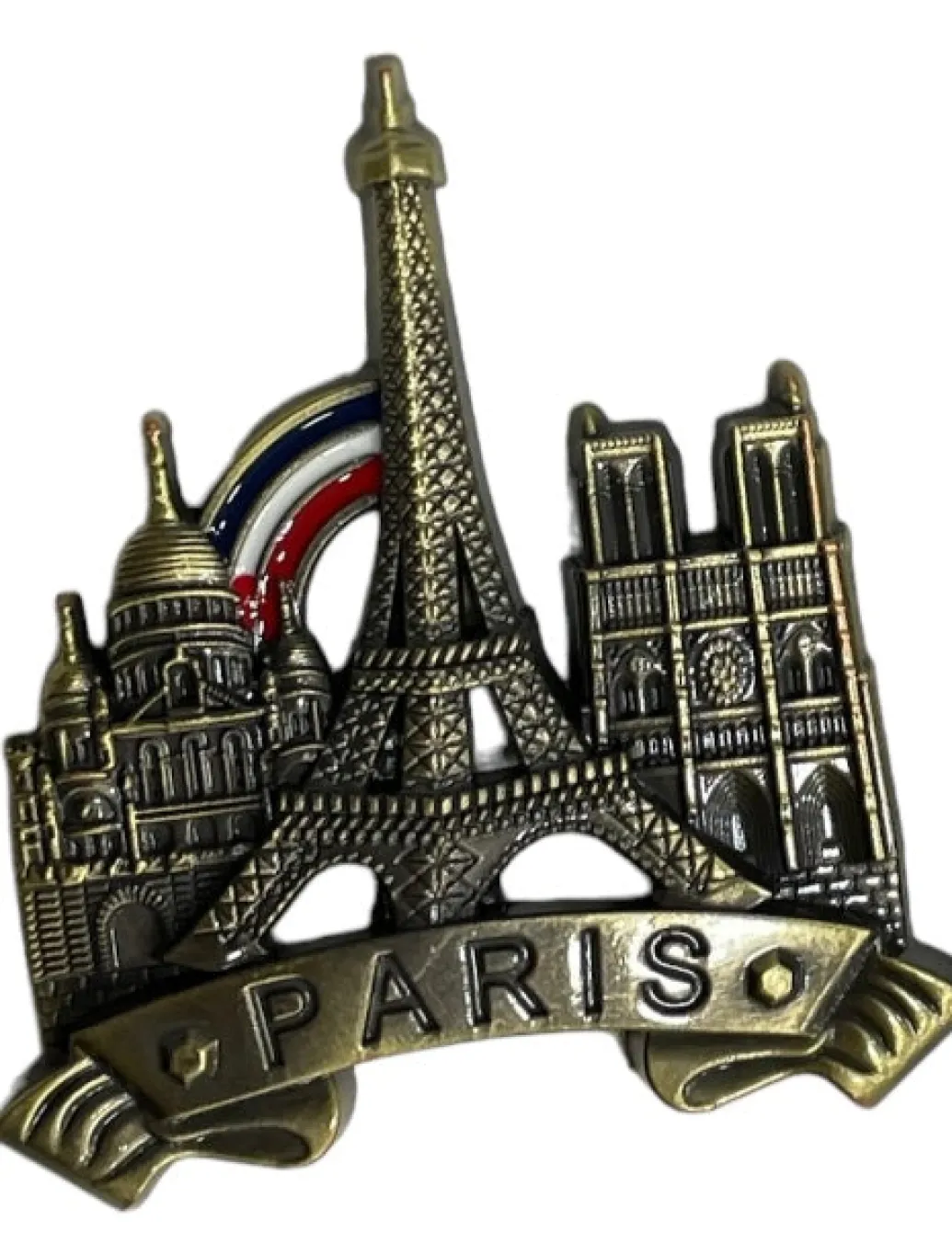 Magnet Tour Eiffel Monuments de Paris arc en ciel