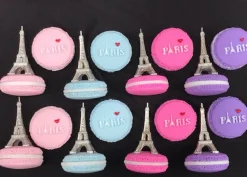 2 magnétiques Macaron Souvenir de Paris