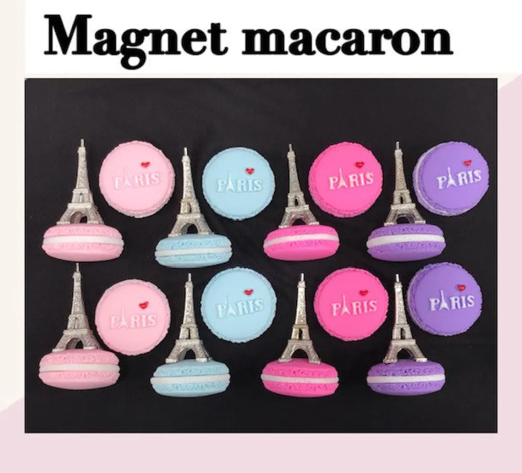 2 magnétiques Macaron Souvenir de Paris