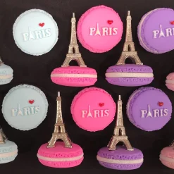 2 magnétiques Macaron Souvenir de Paris