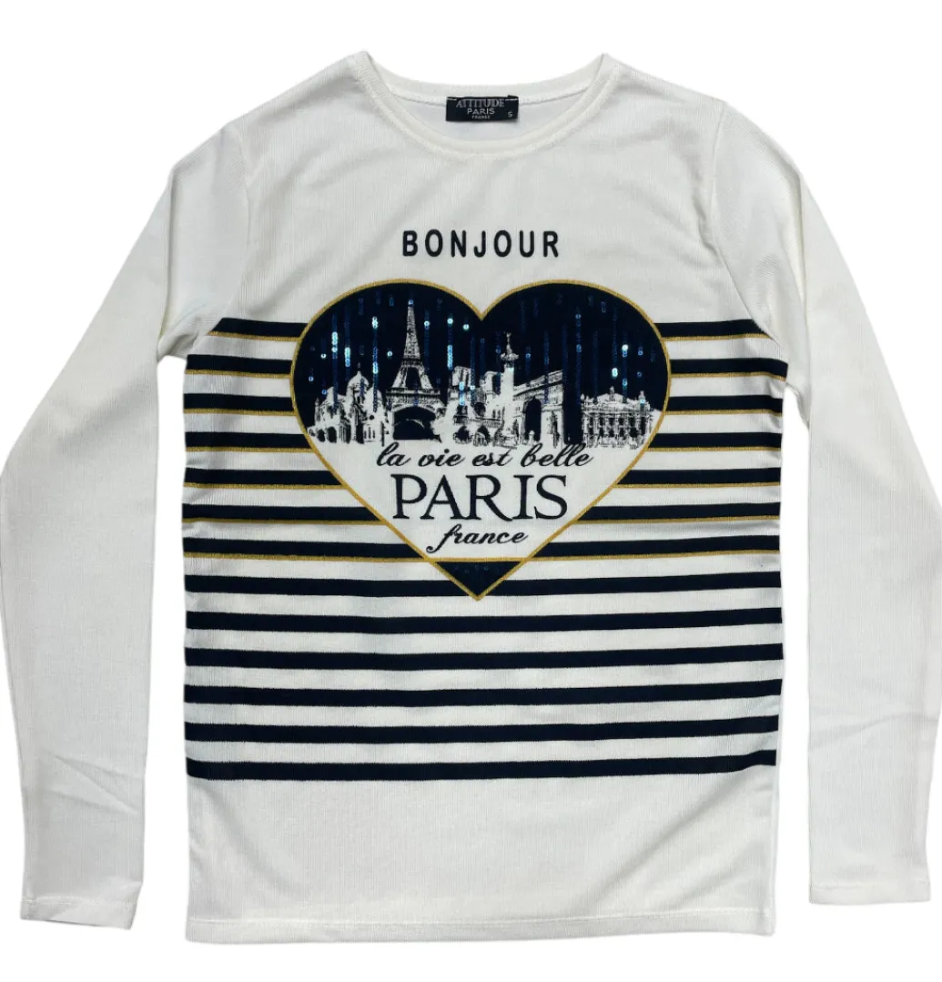 Manche longue Paris BONJOUR