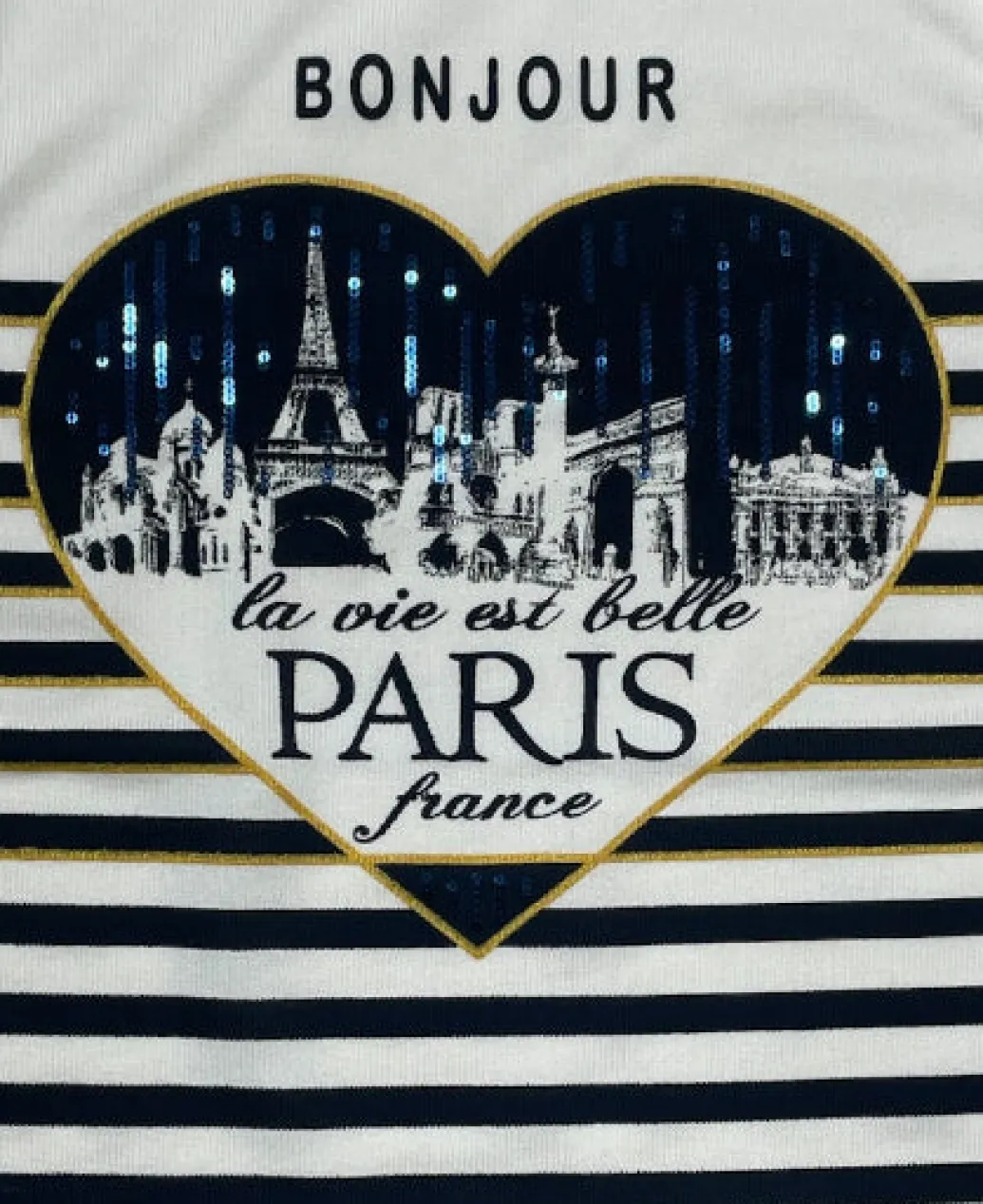 Manche longue Paris BONJOUR