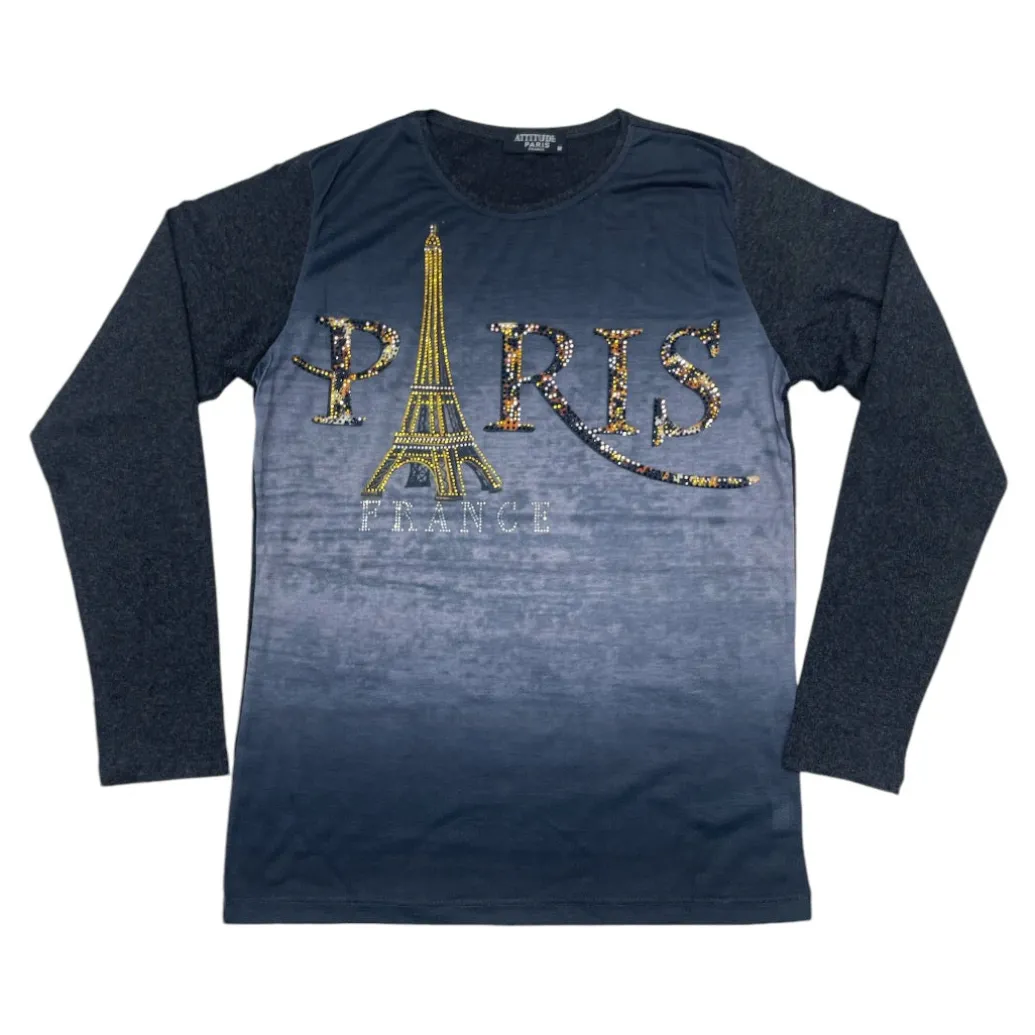 Manche Longue Tour Eiffel Strass