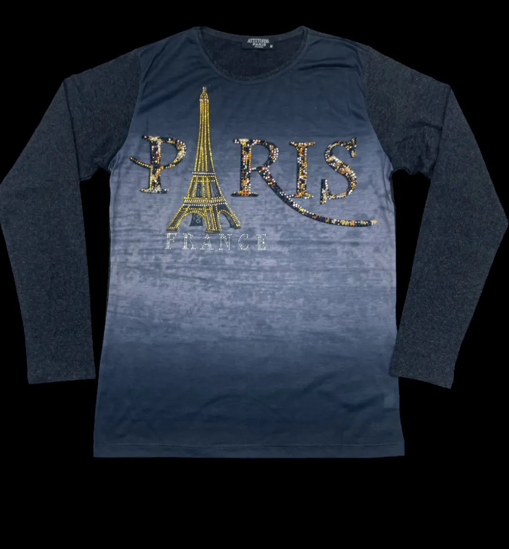 Manche Longue Tour Eiffel Strass