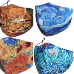 Masque tissu impressionniste
