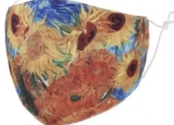 Masque tissu impressionniste