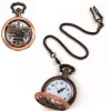 Montre gousset 3 Monuments de Paris couleur cuivre