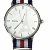 Montre Paris Tour Eiffel bracelet tricolore