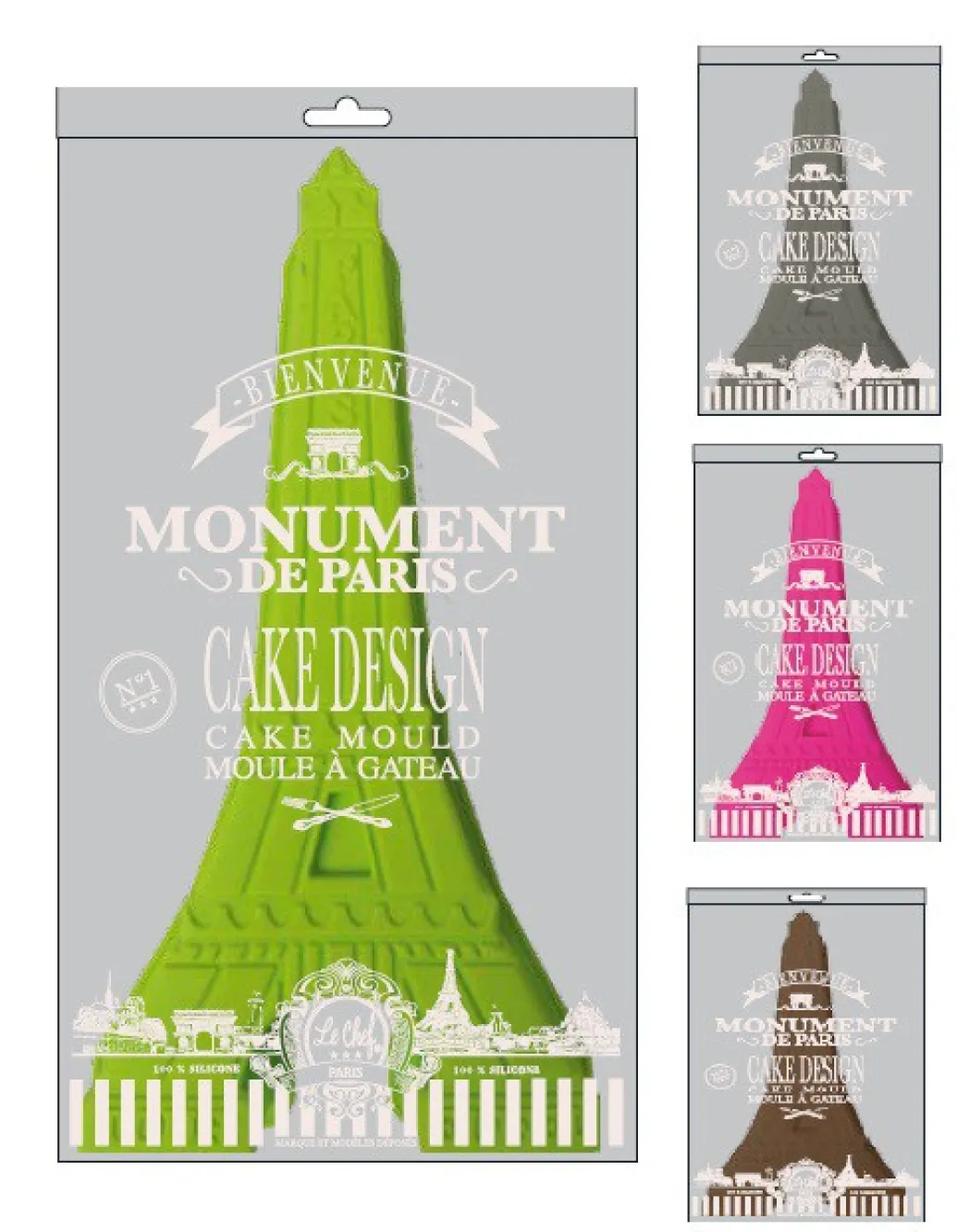 Moule à gâteau Tour Eiffel SILICONE