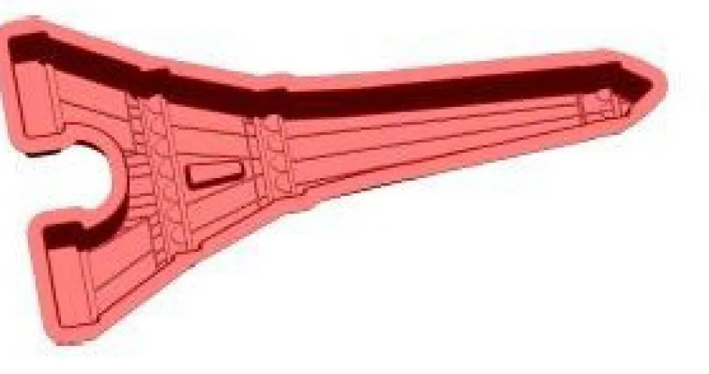 Moule à gâteau Tour Eiffel SILICONE